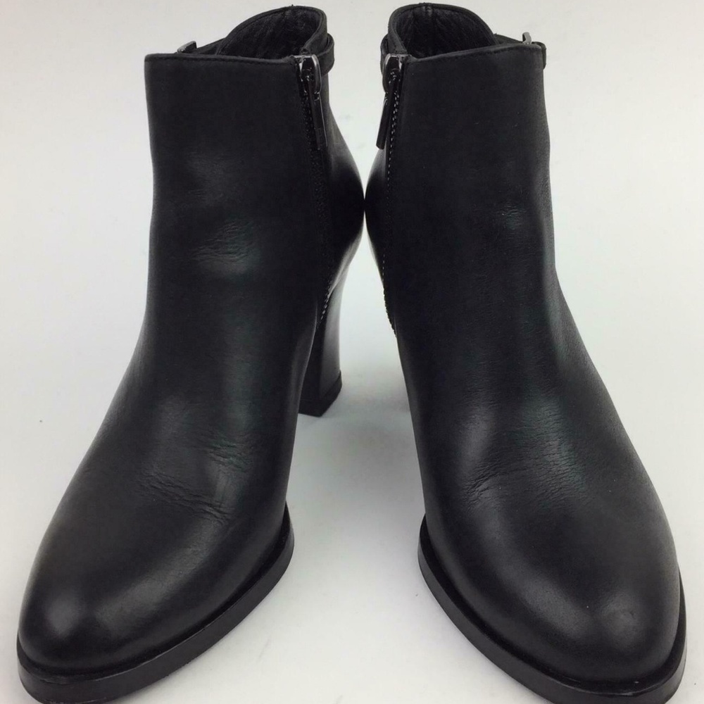 Pelle Moda Yeva Buckled Napa Leather Booti…